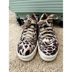 Platform Shoes from Mackin J Size 8 Cheetah Print